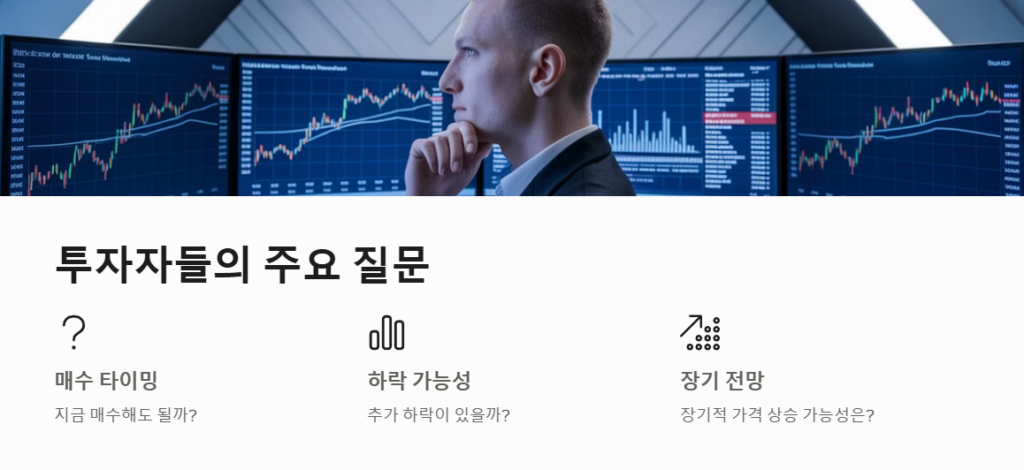 현재 투자자들이 궁금해하는 질문